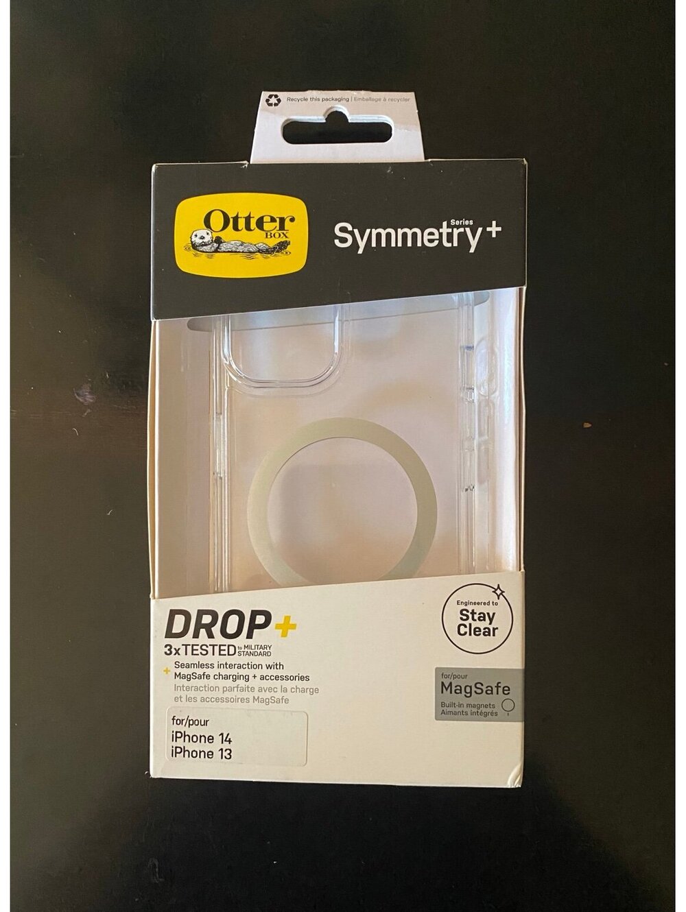 OtterBox Symmetry+ Series Case for iPhone 14/13 Clear